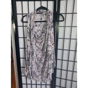 French Collection Sleeveless Top Multicolor Size XS Abstract Boho Sleeveless Tun